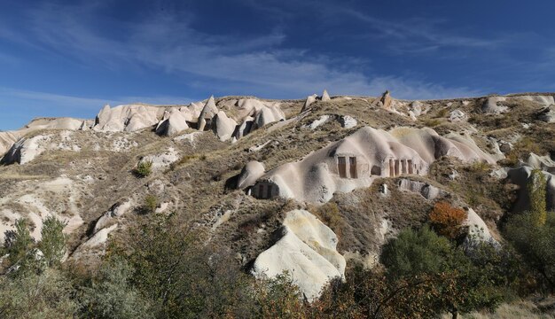 Formação rochosa na Capadócia Nevsehir Turquia