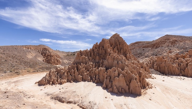 Formação rochosa no deserto da paisagem natural americana