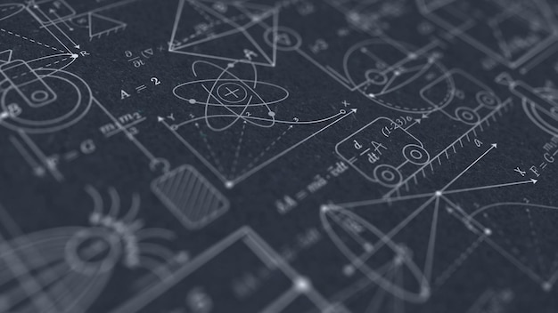 Foto formación escolar invención de ingeniería tecnológica física y matemáticas