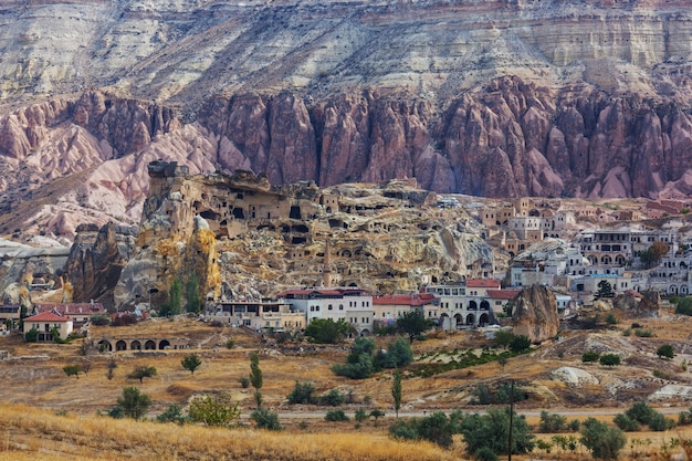 Formación rocosa inusual en Capadocia, Turquía