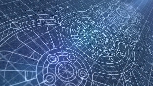 Formación en tecnología Educación en ingeniería Ilustración de dibujos técnicos