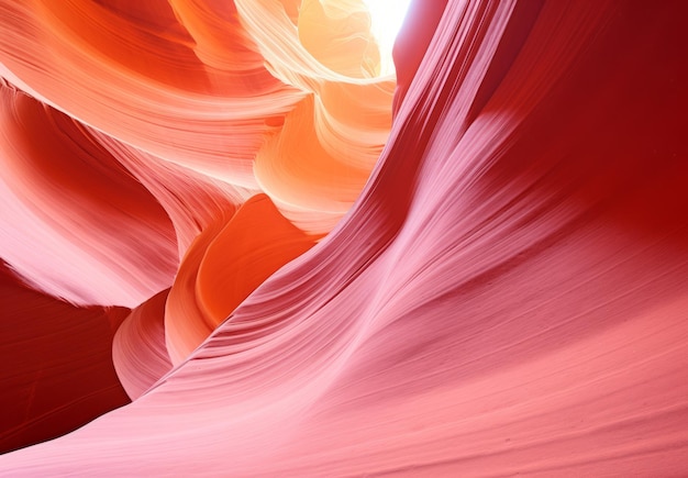 Foto las formaciones de arenisca de las olas paisaje natural cañón en los desiertos