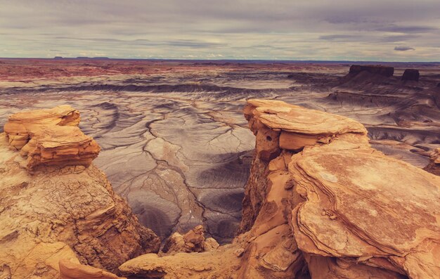 Formaciones de arenisca en Utah, EE. UU.