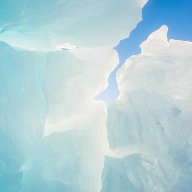 Formaciones de icebergs en Groenlandia