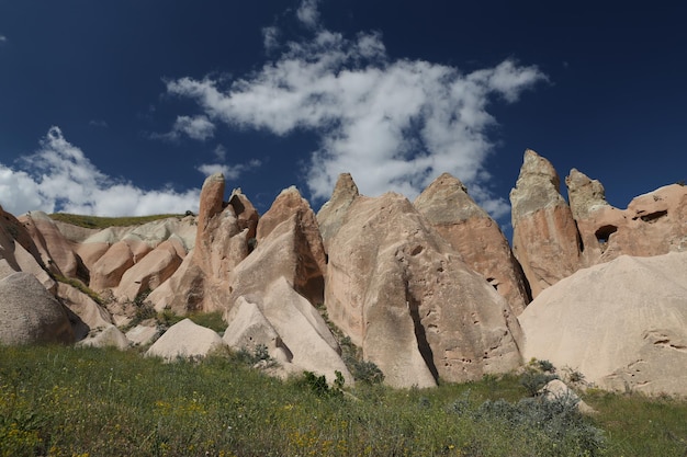 Formaciones rocosas en Capadocia