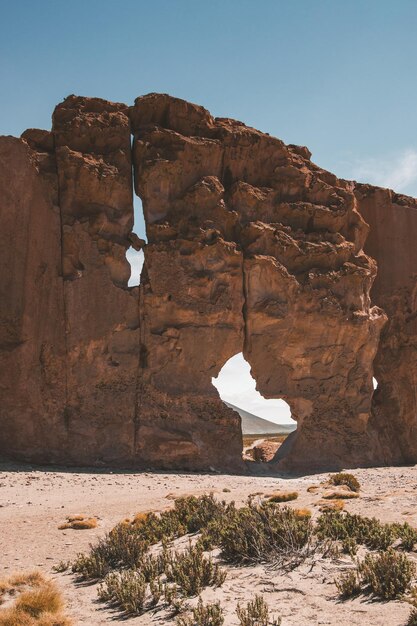 Foto formaciones rocosas en el desierto