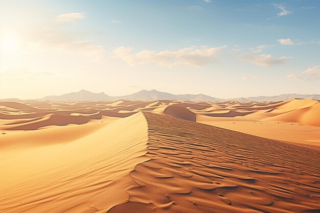 Formaciones rocosas surrealistas que sobresalen del suelo del desierto