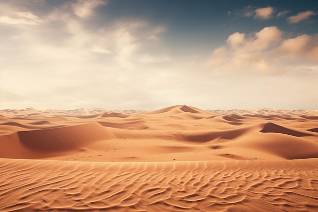 Formaciones rocosas surrealistas que sobresalen del suelo del desierto