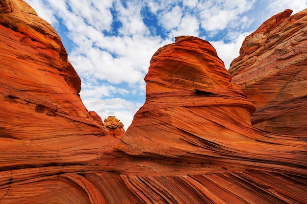 Formações de arenito em Utah, EUA