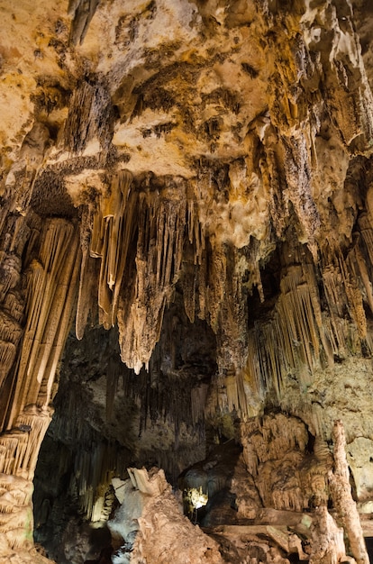 Formações de caverna de Nerja. Estalactites, em, famosos, nerja, cavernas, malaga, província, andalusia, spa