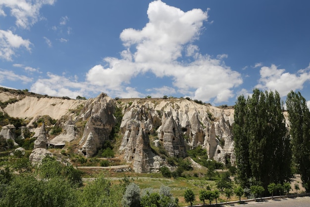Formações rochosas na Capadócia Turquia