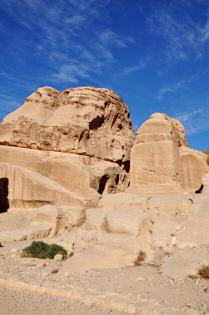 Foto formações rochosas no deserto