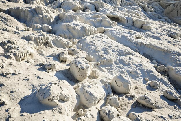 Formações salinas em Pamukkale Denizli, Turquia