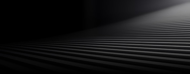 Foto formas 3d de fondo negro