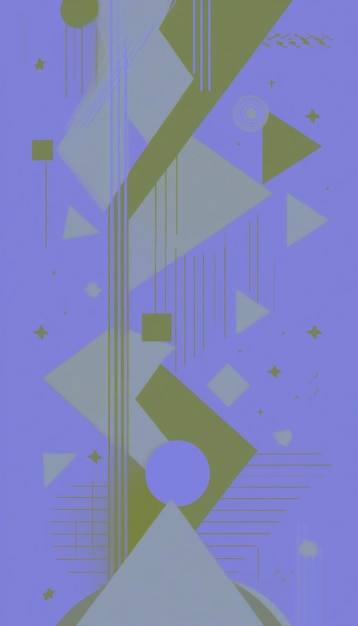 Formas abstractas de fondo vertical