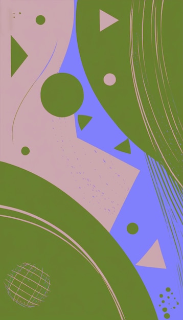 Formas abstractas de fondo vertical