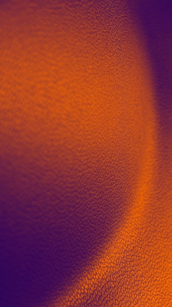 Formas abstractas de forro de piel e iluminación oscura de tonos naranja y violeta.