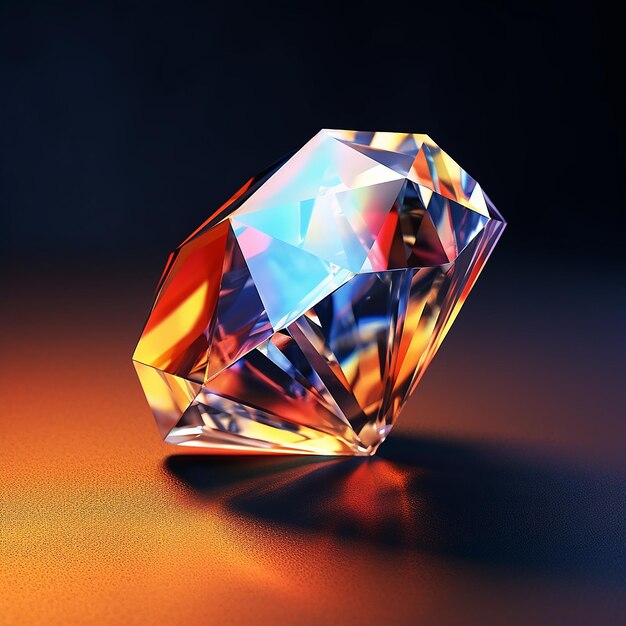 Foto las formas de diamantes y piedras preciosas en la fotografía de luz brillante