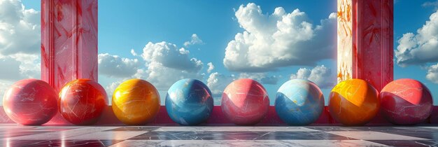 Formas geométricas abstractas para diseños modernos IA generativa