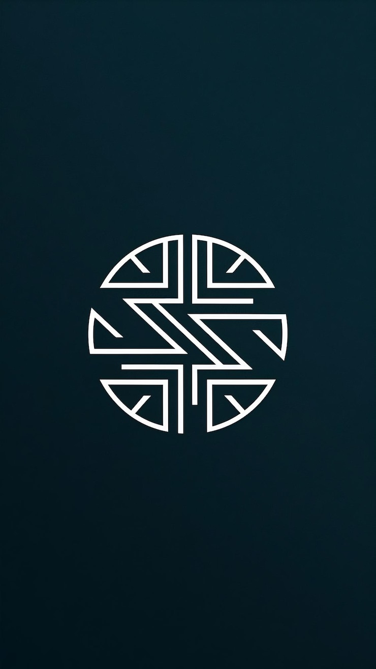 Foto formas geométricas abstractas modernas para el diseño de logotipos