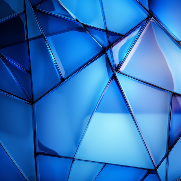 formas geométricas fundo azul