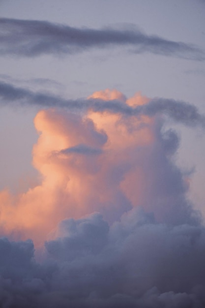 Foto formas de las nubes