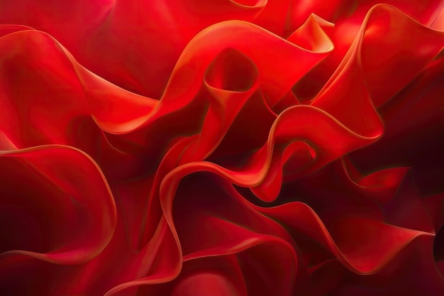 Foto formas orgánicas de fluidos abstractos rojos