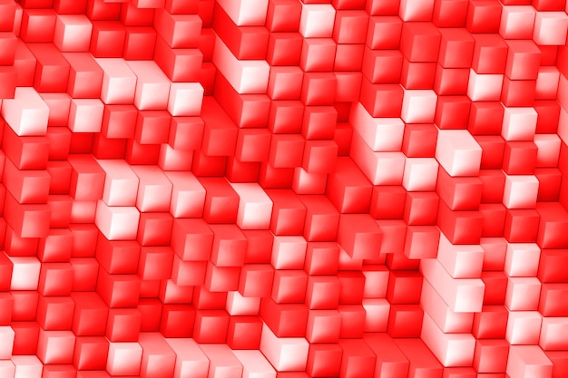 Formas y patrones de color rojo casuales geométricos Fondo abstracto para diseños audaces