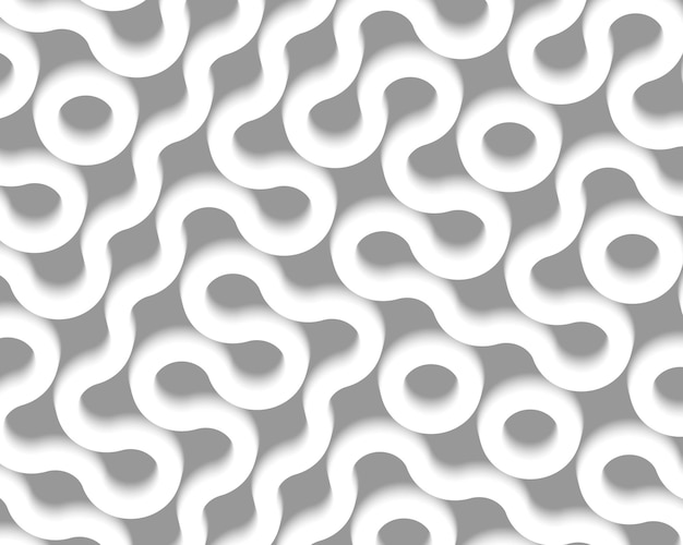 Formas y patrones geométricos de color blanco Fondo abstracto para diseños audaces
