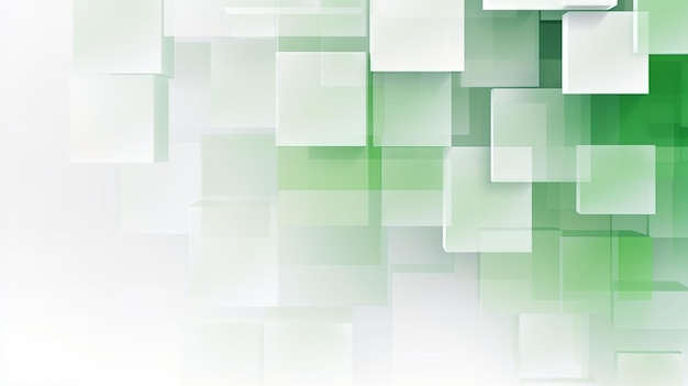 Formas verdes y blancas de fondo