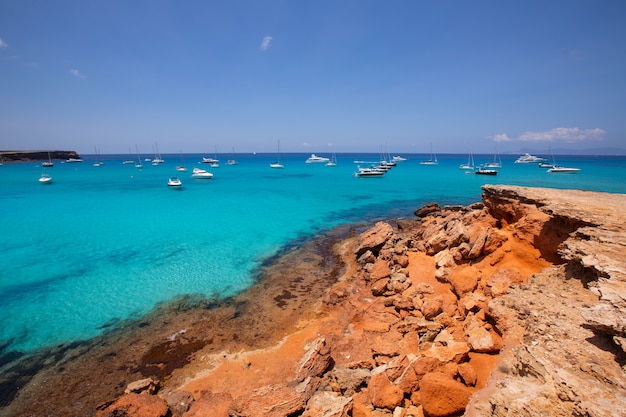 Formentera Cala Saona Strand Balearen