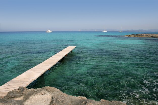 Formentera Mar Mediterrâneo mar azul-turquesa