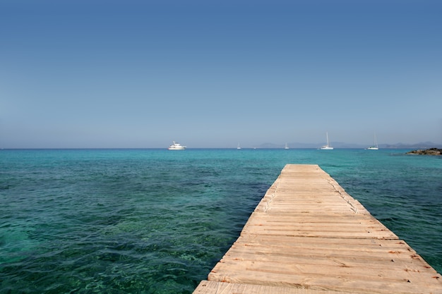 Formentera Mar Mediterrâneo mar azul-turquesa