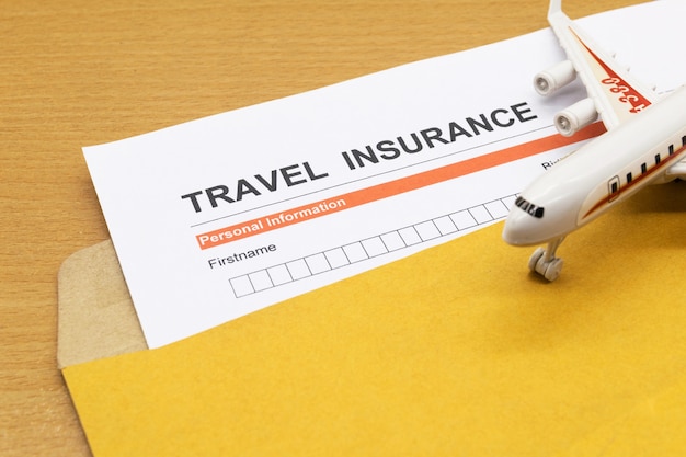 Formulário de pedido de seguro de viagem