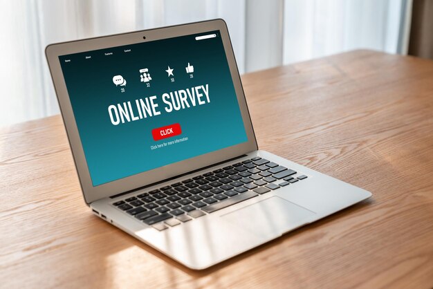Formulario de encuesta en línea para la recopilación de información digital moderna