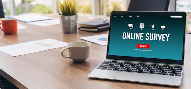 Formulario de encuesta en línea para la recopilación de información digital moderna