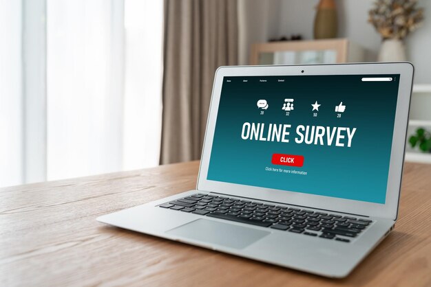 Formulario de encuesta en línea para la recopilación de información digital moderna