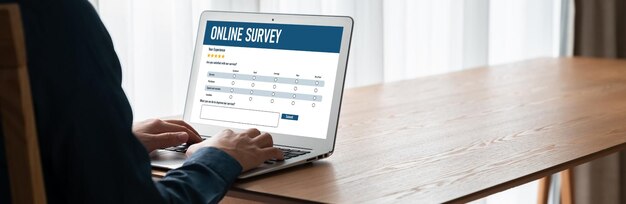 Formulario de encuesta en línea para la recopilación de información digital moderna
