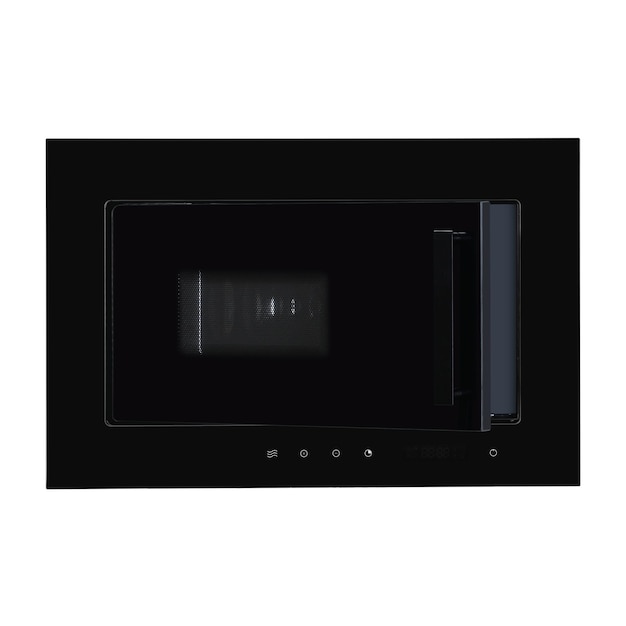 Forno micro-ondas isolado em fundo branco