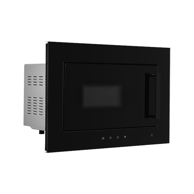 Forno micro-ondas isolado em fundo branco