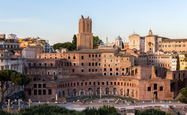 Foro y mercado de Trajano en Roma