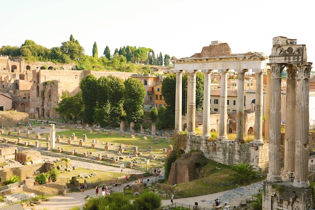 Foro Romano y ruinas de Roma, Italia