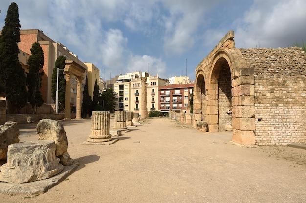 El foro de Tarragona, Cataluña, España