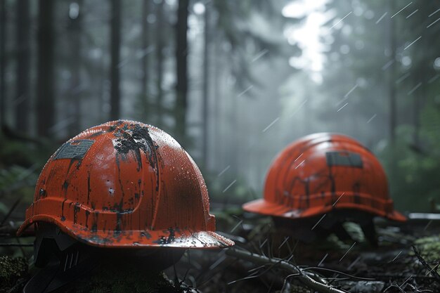 Forsttechnische Helme mit leichter Konstruktion