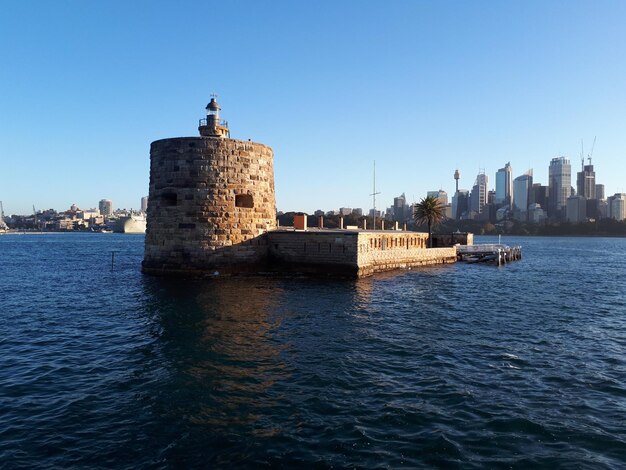 Fort denison é um local histórico no parque nacional do porto de sydney.