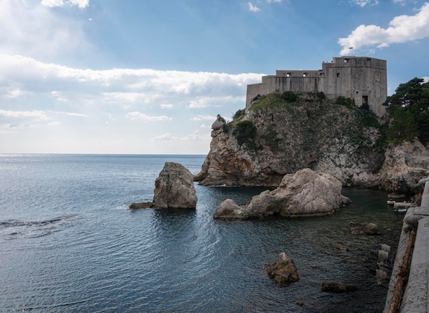 Fort Lovrijenac de la Ciudad Vieja de Dubrovnik, Croacia