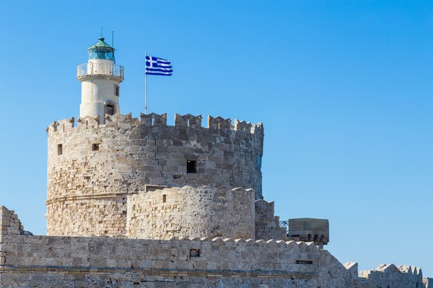 Fort von St. Nicholas in Rhodos