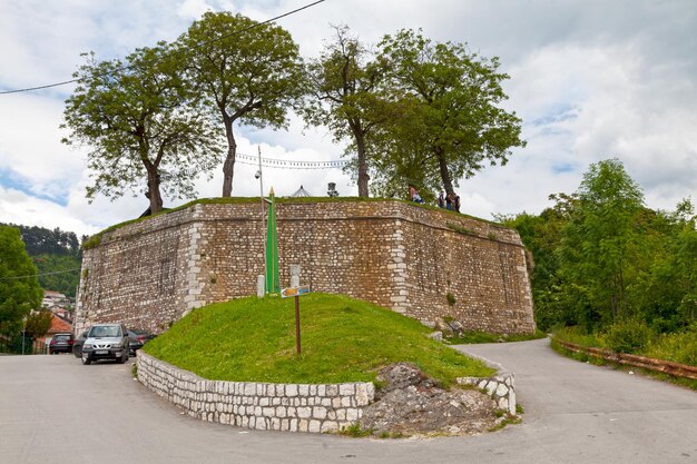 Fortaleza amarela em Sarajevo