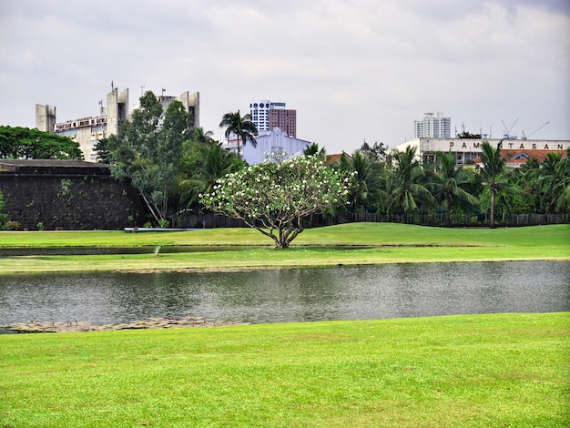 La fortaleza en la ciudad de Manila, Filipinas