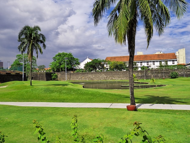 La fortaleza en la ciudad de Manila, Filipinas